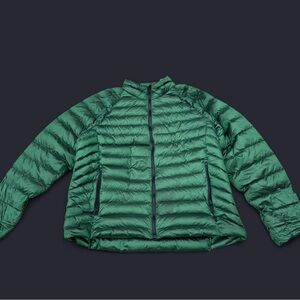 Emerald Green Puffer Jacket